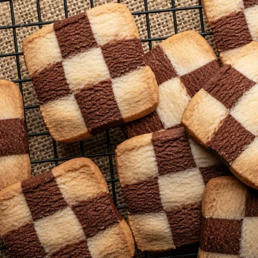 Italian Checkerboard Cookies Homemade Cookies Cookies con Amore